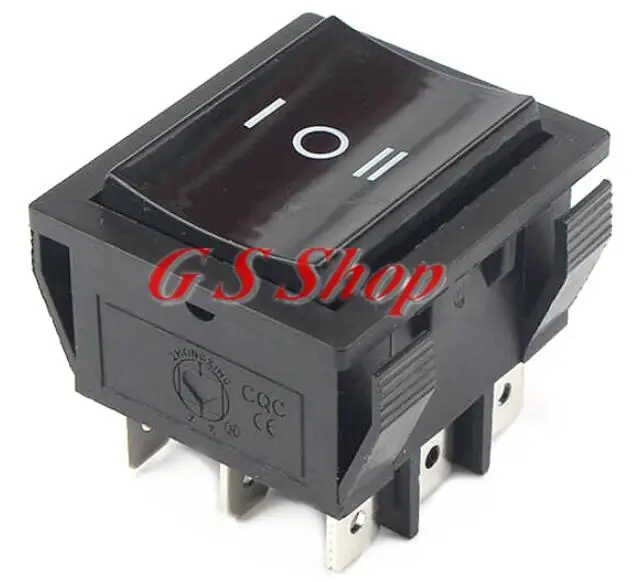 KCD7-303 корабль переключатель ВКЛ-ВЫКЛ-ВКЛ 9 pin 36*31 мм 16A250V/20A125V выключатель питания