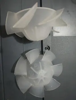 

7 blades hair dryer PP plastic Fan blades 6cm diameter
