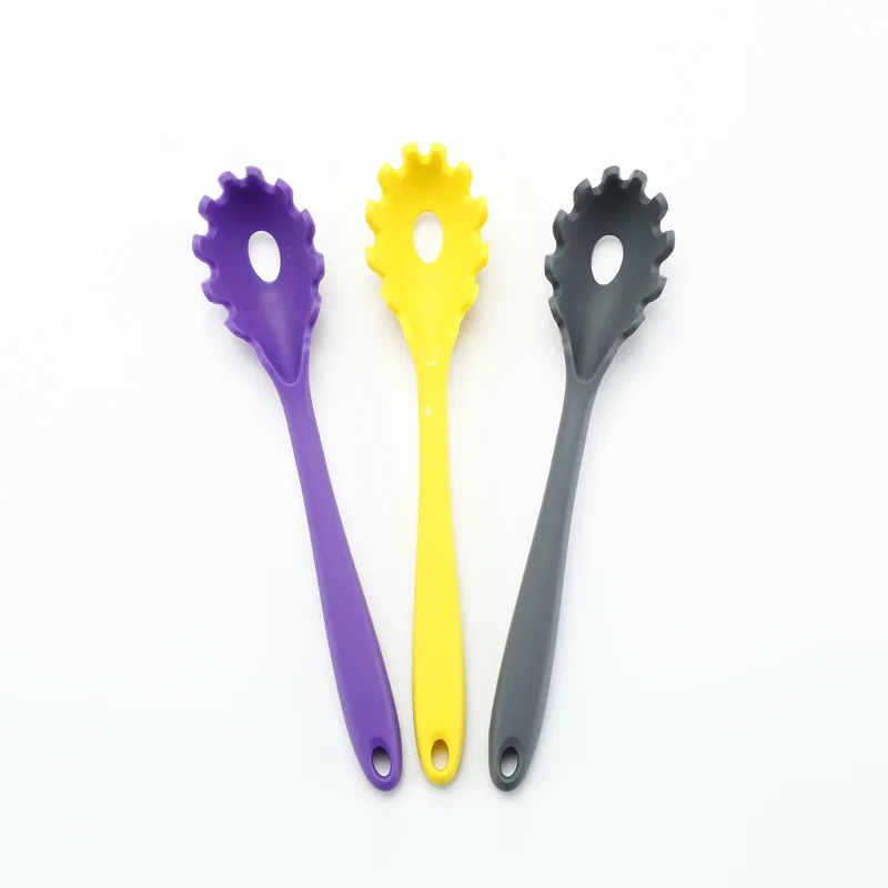 Pasta Noodles Server Fork Multi funtional Spaghetti Spoon Kitchen Utensils Silicone Noodles
