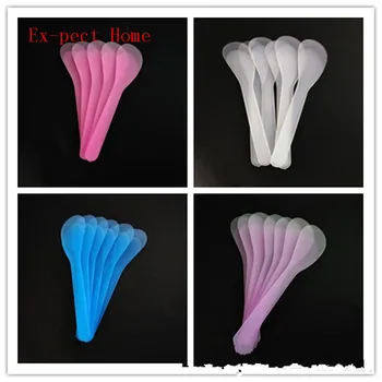

1 bag 100 pcs Facial Mask Sticks Cosmetic Spatula Scoop DIY Face Mask Spoon Lady Makeup Mixing four colors ToolsWholesale 13cm