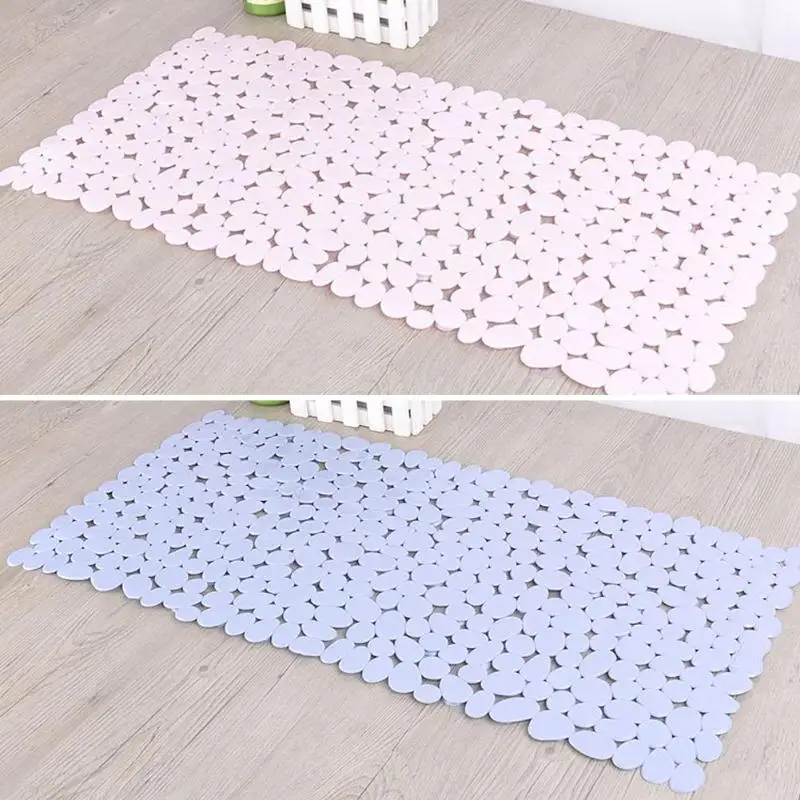 

Rectangle Shower Mats Anti-skid PVC Stone Bath Mat Carpet Suction Cup Anti-bacterial Kitchen Mats Home Powerful Bathtub Pads