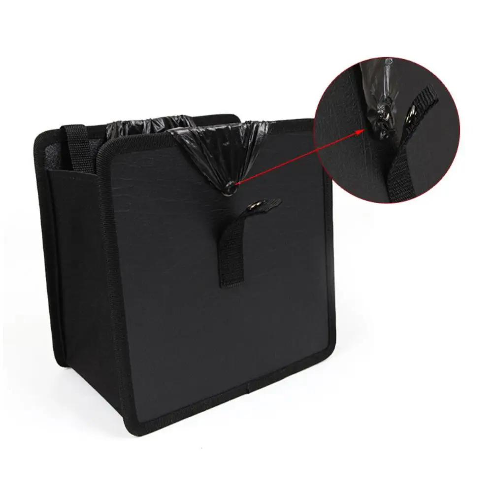 

Folding Use Mini Portable Office Travel Car Garbage Bin Trash Can Fold Wastebasket with Bags Trash Can