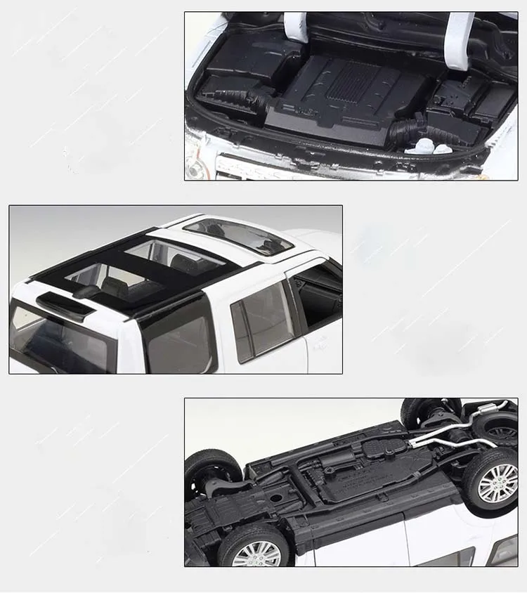 WELLY Diecast 1:24 классический сплав модель автомобиля Land Range Rover Discovery 4 внедорожный Металлический Игрушечный Автомобиль для детей подарки