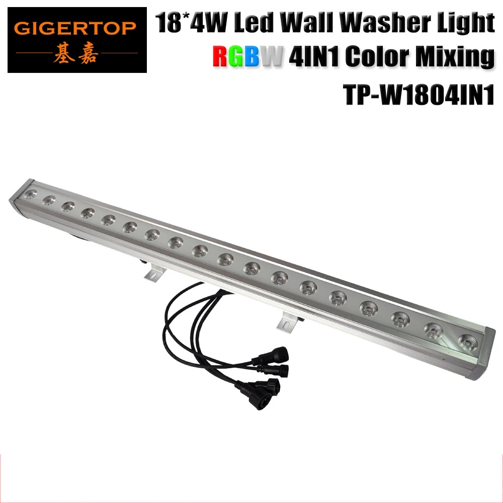 Us 128 0 Freeshipping 18x4w Outdoor Led Wall Washer Light Rgbw Indoor Ceiling Wall Mounting Lighting Waterproof Ip65 4in1 Landscape Light In Stage
