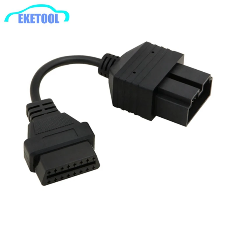 

OBDII Car Diagnostic Connector For Kia 20Pin to OBD2 16Pin Extension Cable Transfer OBD 1 Male For Kia 20 Pin to OBD 2 16 Pin