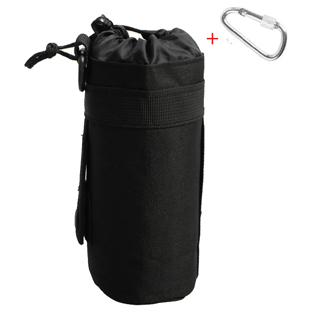 Water Bottle Pouch Tactical Military Molle System Kettle Bag with
