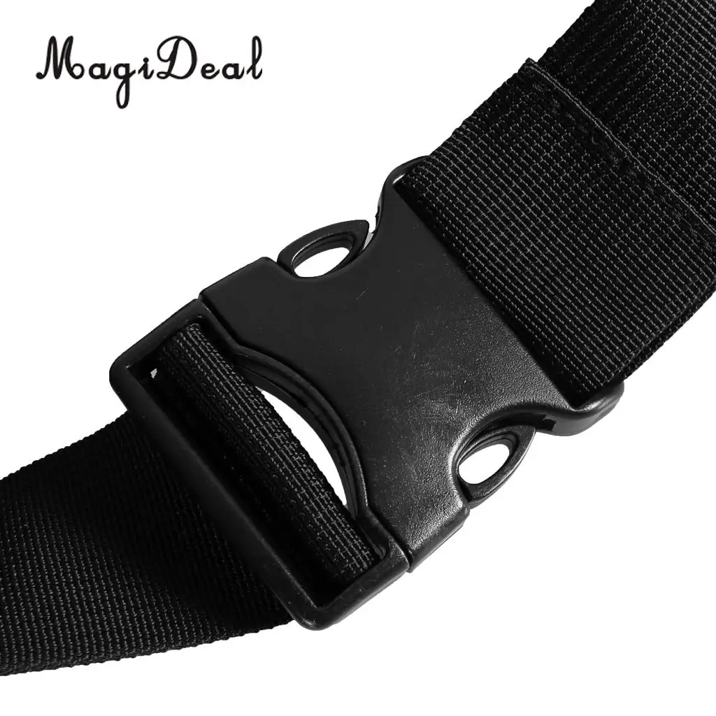 MagiDeal Archery Arrow Quiver Holder Belt Waist Recurve Bow Hunting 4 Tubes Black Back Side Quiver