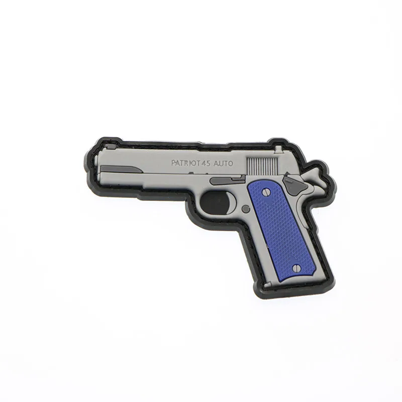 3D Водонепроницаемый значок AK-47 пистолет штурмовой пистолет снайперская винтовка Воздушный пистолет ПВХ патч-машина в форме оружия патч-рифель клуб армейский значок