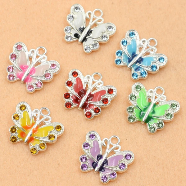 50pcs Tibetan Silver Believe In Love Coeur Charms Pendentifs Bijoux Making