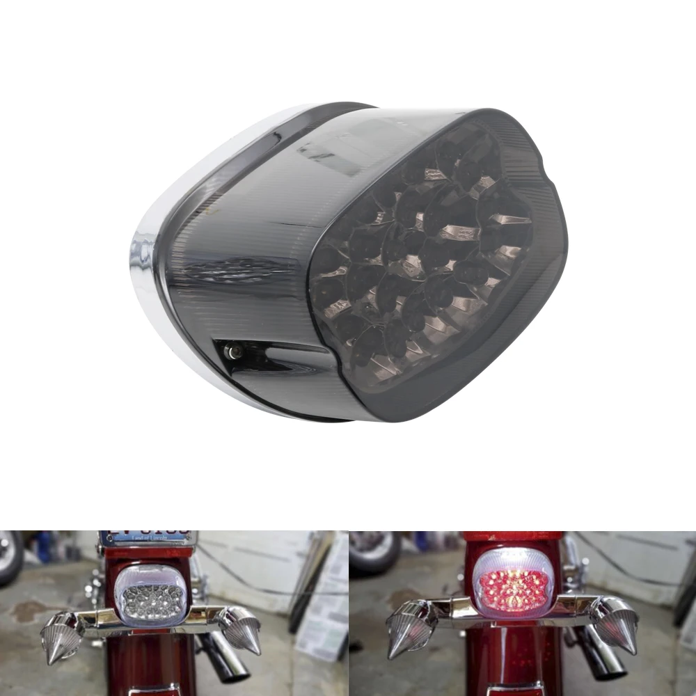 Motorcycle Tail Brake Light Lamp For 2000-2013 Harley Dyna Sportster 1200 883