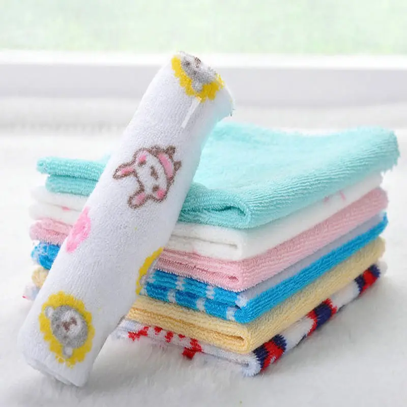 

8pcs/Lot Multifunctional Baby Saliva Towel Cotton Children Handkerchiefs Face Hand Bathing Towel Small Square Feeding Towels