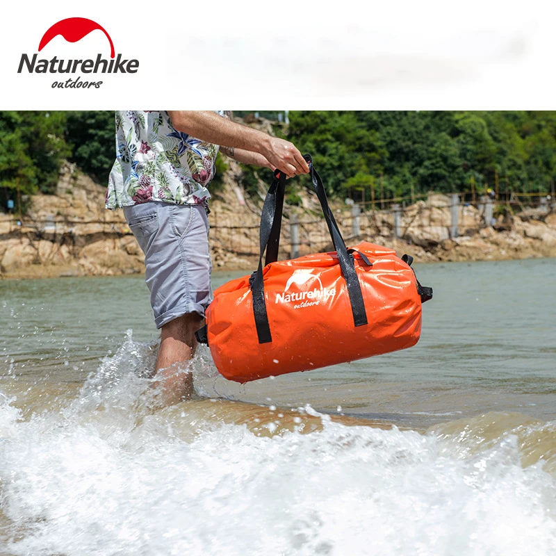 Naturehike al aire libre bolsa seca 40L-120L río Trekking bolso de natación a prueba de agua al aire libre Camping deportes ciclismo bolsa NH16T002-S
