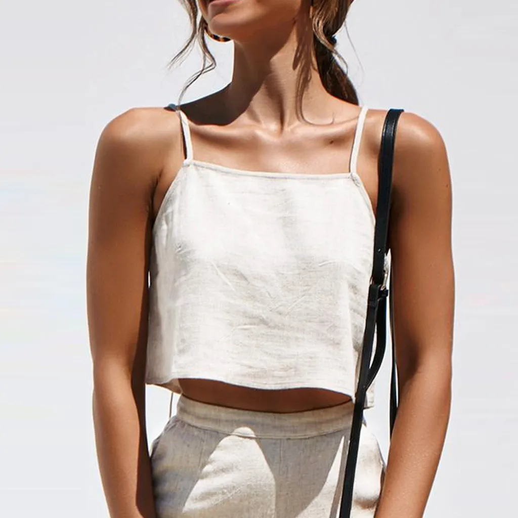 

Fashion Tank Top Women Pure Color Zipper Camisole Vest Sexy Tops Easy Blouse Camisetas Tirantes Mujer Women Tank Top Vest