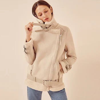 

European and American Style Women Fur Overcoats Winter Automotive Designer Women Fur Coats Outwear Winter Female Clothing A138