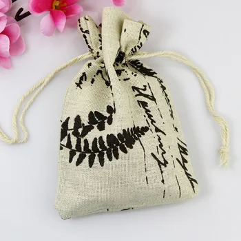 

10x14cm 50pcs Drawstring Cotton Gift Bag Pouches Cosmetic Jewelry Stationary Toys Packaging Display Bags Eco Bags Party Supplies
