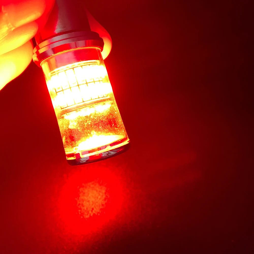 2X супер яркая 1156 BA15S 1157 BAY15D 3014 48 SMD P21/5 Вт автомобильная светодиодная лампа сигнал