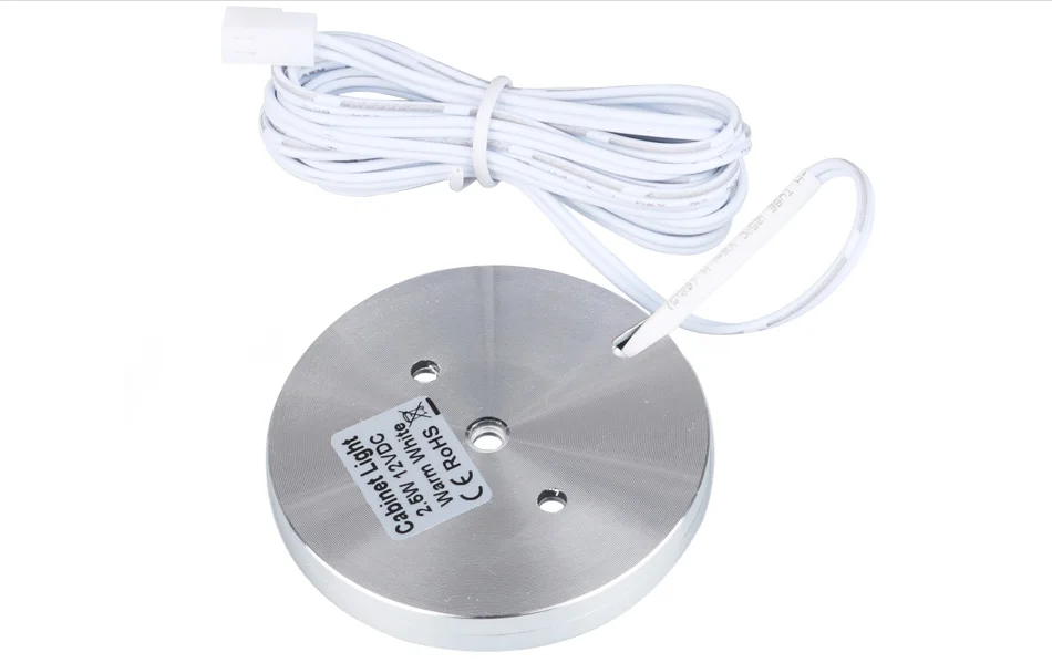 2.5W LED Cabinet Lights 6Pcs Under Counter Shelf Furniture Lighting Kitchen Cupboard Soft Light Illuminate Showcase Exhibition4