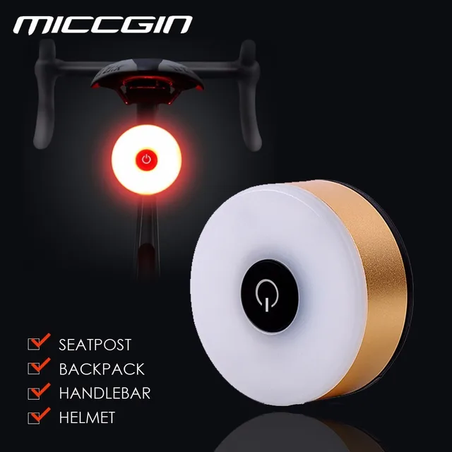 Cheap MICCGIN Mini LED Bicycle Tail Light Bike Rear Light Taillight USB Rechargeable IPX5 Waterproof Cycling accessory Cheap MICCGIN Mini LED Bicycle Tail Light Bike Rear Light Taillight USB Rechargeable IPX5 Waterproof Cycling accessory