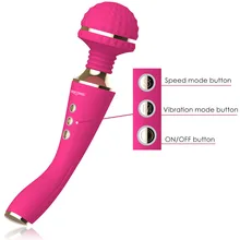 Powerful Multi-Speed Waterproof G-Spot AV Wand Sex Toys,Magic Intelligent Heating Wand Massager Vibrators Sex Products For Woman Powerful Multi-Speed Waterproof G-Spot AV Wand Sex Toys,Magic Intelligent Heating Wand Massager Vibrators Sex Products For Woman