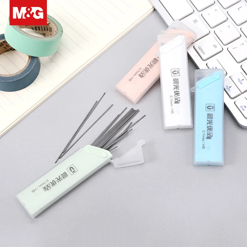 

0.5/0.7mm Colorful HB Mechanical Pencil Lead Refills Drawing Sketch Automatic Pencil Rod School Supplies Color Random ASL37403