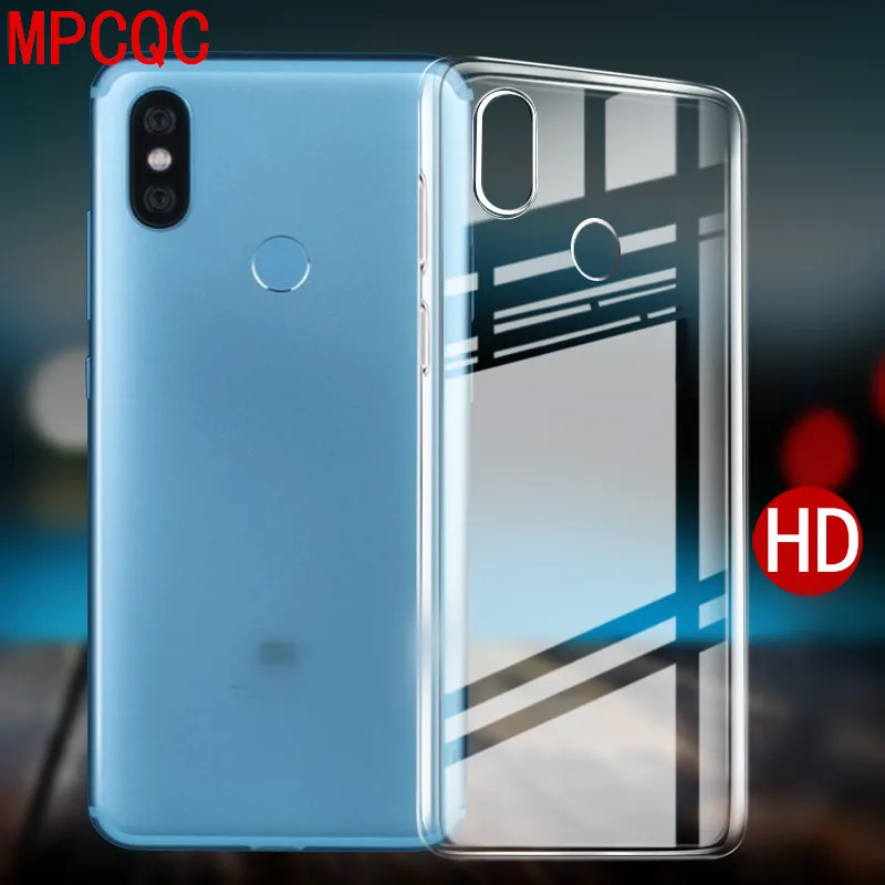 

MPCQC Transparent Crystal Clear Silicon Back Cover Phone Case For Xiaomi Mi 8 Lite A2 Mix 2 2S 3 6X 5X Redmi 6 6A Note 5A 5 4 4X