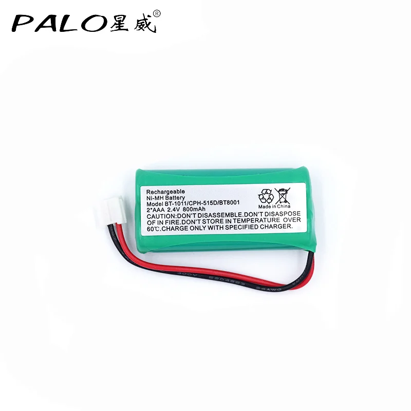 High Quality Ni MH 800mAh 2.4V Rechargeable Cordless Home Phone Battery