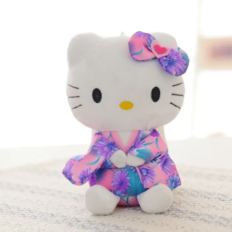 20 см Kawaii японская свинья кимоно KT cat плюшевые куклы игрушки hello kitty творческий детский подарок на день рождения - Цвет: cat 3