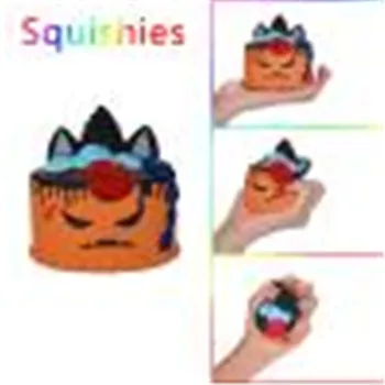 

1PC Halloween Demon Cake Scented Squishies Slow Rising Kids Toys Stress Relief Toy Description stationery wipes anti-stress A1