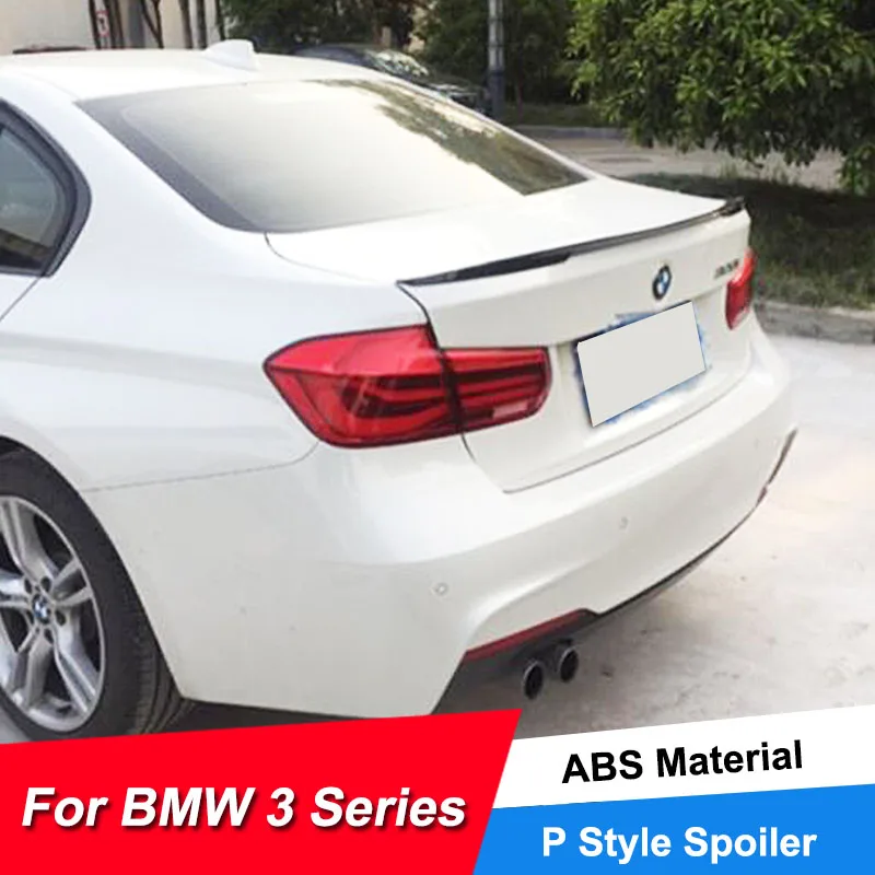 Задний спойлер для багажника BMW 3 Series 318 320 328 330 Sedan 2013 14 15 16 17 18 19 авто из АБС пластика