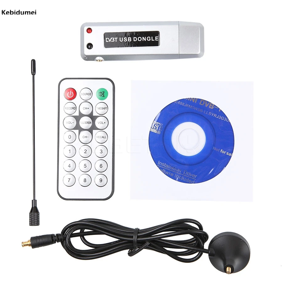 Kebidumei цифровой USB 2,0 DVB-T HD ТВ тюнер рекордер и приемник