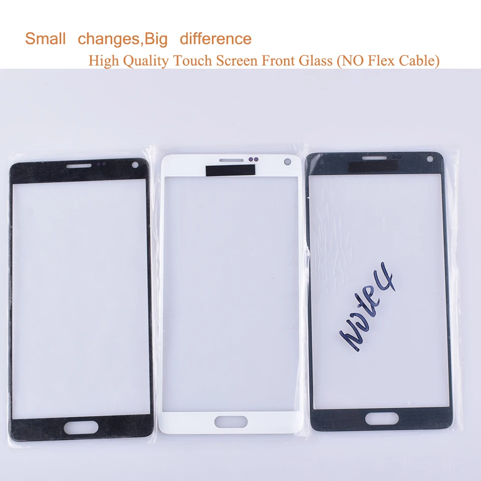 Для Samsung Galaxy Note 4 N910 N910A N910F N910H сенсорный экран передняя стеклянная панель ЖК