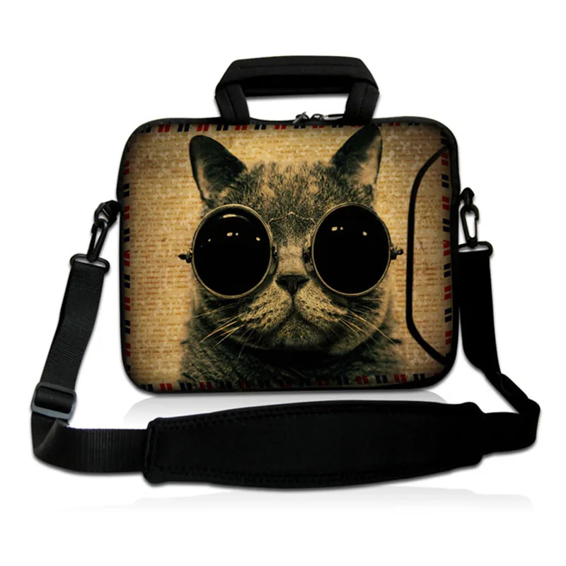 10'' 13'' 15'' 17'' Men Boy's Neoprene Notebook sleeve Laptop Shoulder Bag Cases Handbag For Macbook HP Dell Acer Lenovo Toshiba
