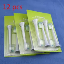 12 шт. HX6064 Замена Головки для зубных щёток для Philips Sonicare ProResults HX6013/66 hx6930 hx9340 hx6950 hx6710 hx9140 hx6530