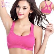 Очаровательный и мечта 1 шт бегущий фитнес feminino Йога бюстгальтер спортивный майка спортивный Бесшовный Бюстгальтер модальный комфортный спортивный бюстгальтер