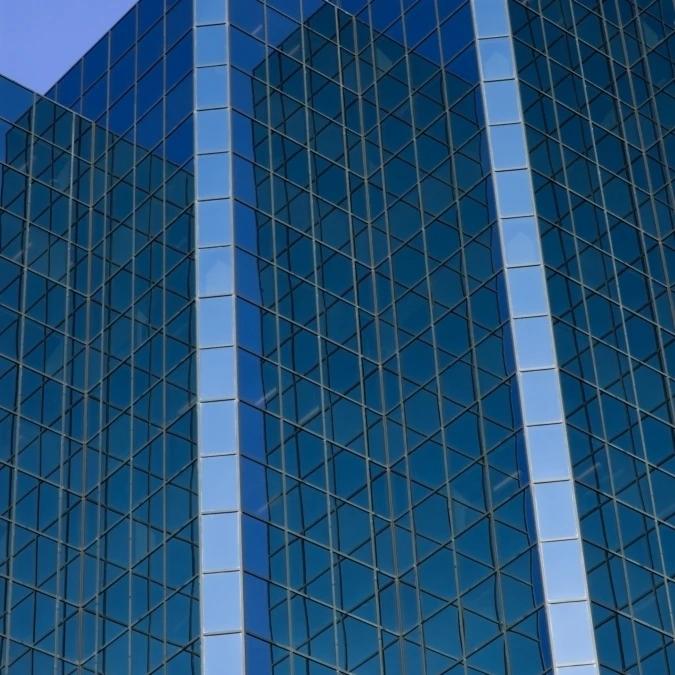 Office Buildings Poster Print (12 x 18)