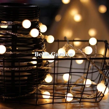 

10M 80Led Cherry Balls Fairy Lights Battery decorative String Light for Wedding party Christmas Garland Decoration Home Decor
