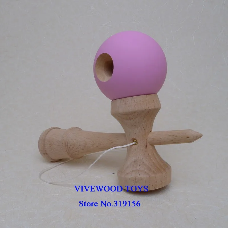 Резиновая кендама, Традиционная японская Kendama 18 см Kendama(резиновая краска, лучшее трение) из бука, Pro Kendama