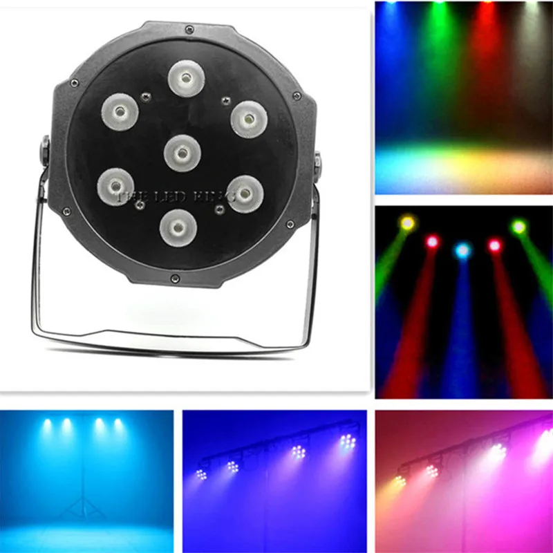 

10pieces led par can 7*12W 4 in 1 rgbw mini led par lighting