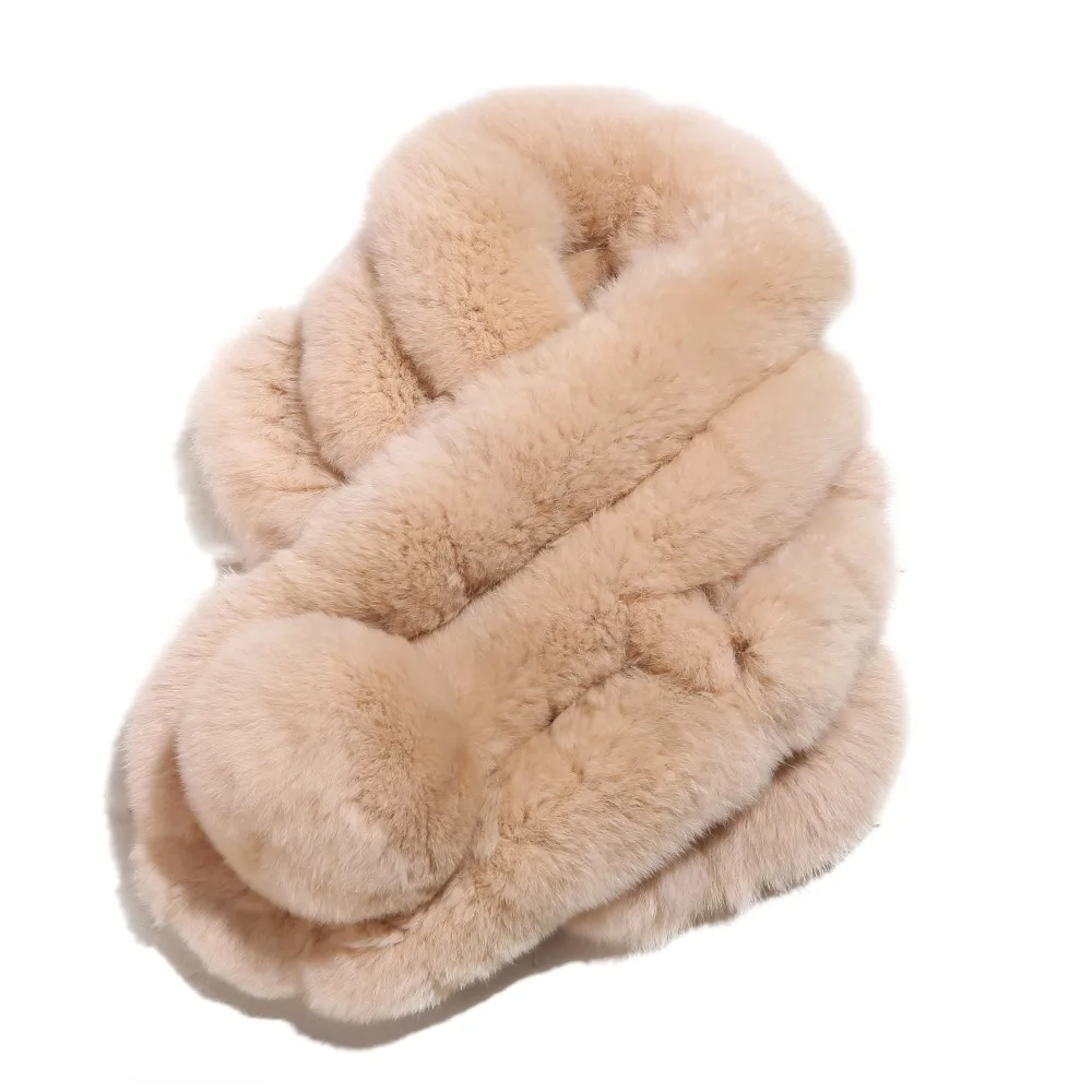 

Women Real Rabbit Fur Scarf
