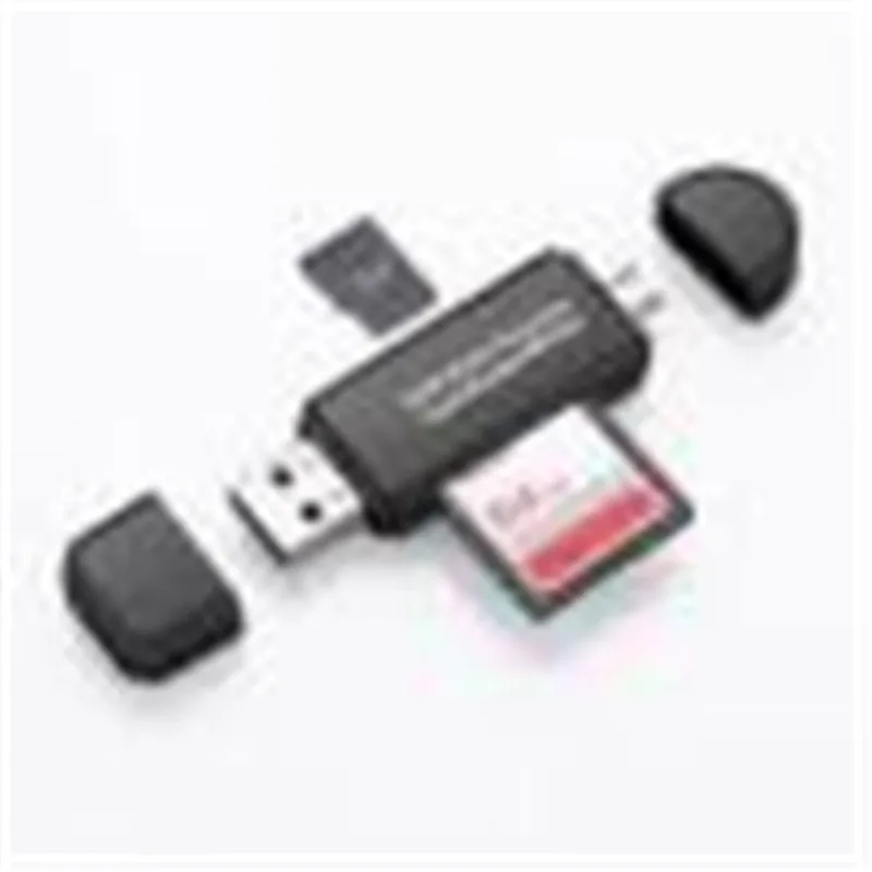 Аксессуары для ноутбуков sd card reader Портативный USB 2,0 + OTG Micro SD/SDXC TF card reader адаптер диск card reader Slinky моды z6