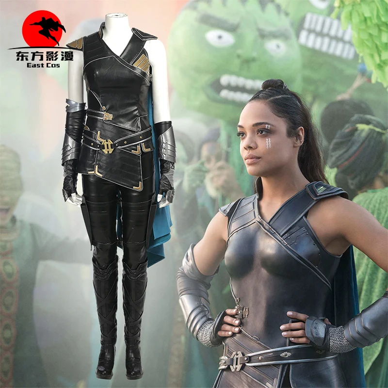 

[Customize]2017 Hot Movie Thor: Ragnarok Valkyrie Cosplay Costume Unisex Full Set S-XXL For Halloween Party Free Shipping NEW.