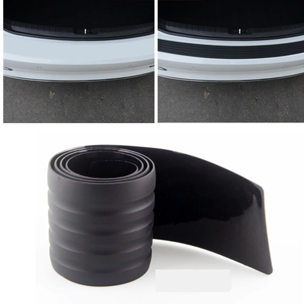 

90cm 140cm Car SUV Rubber Bumper Guard Protector Door Edge Strip Trim Bumper Styling Moulding Bumper Strip Car Styling