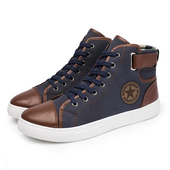 

High Top Men Shoes Canvas Men Casual Shoes For Male Footwear Fashion Plus Size 45 46 47
