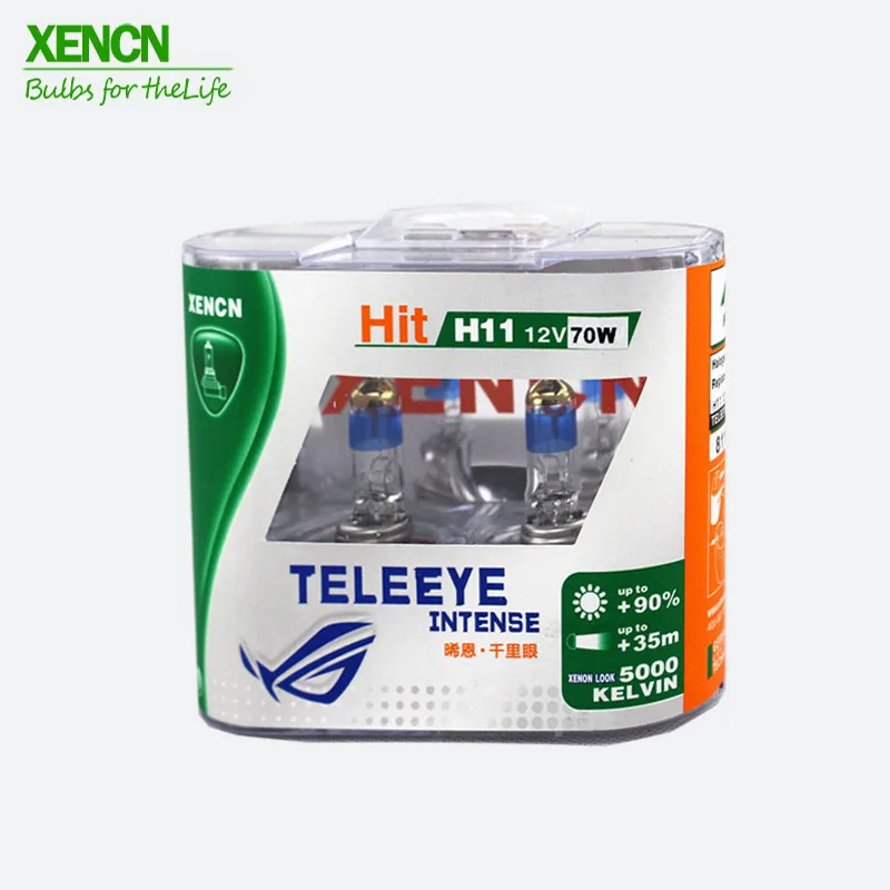 XENCN H11 Teleeye интенсивный свет Автомобильные лампы Замена апгрейд 12 в 70 Вт Противотуманные галогеновые лампы для Сатурна Jeep Cadillac GMC Buick Новые 2 шт