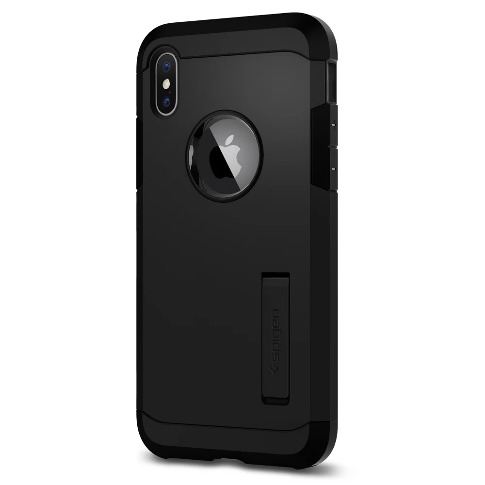 Жесткий защитный чехол SPIGEN для iPhone XS/iPhone X - Цвет: Matte Black