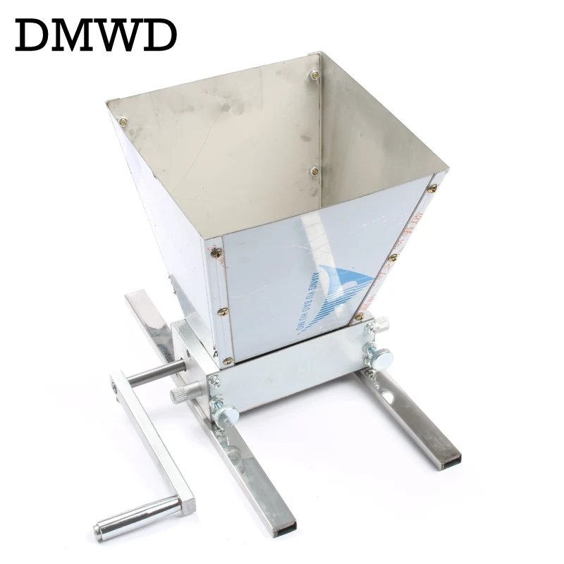 DMWD новейшая нержавеющая 2 роликовая мельница для ячменного солода зерна дробилка