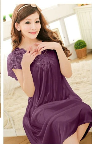 free shipping women lace sexy nightdress girls plus size bathrobe plus size bathrobes