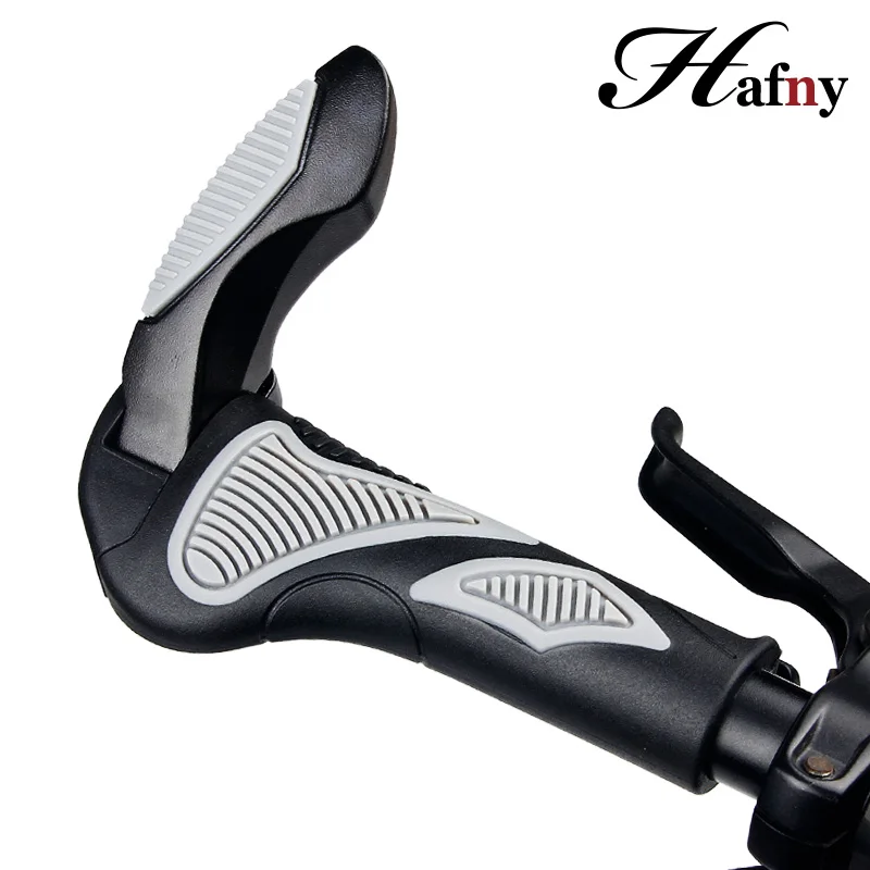 Hafny Taiwan Brand Bicycle Handlebar Grips Bar Ends Caps BMX MTB Road Bike Grips Cycling Handle Aluminum Rubber Bicycle Grips
