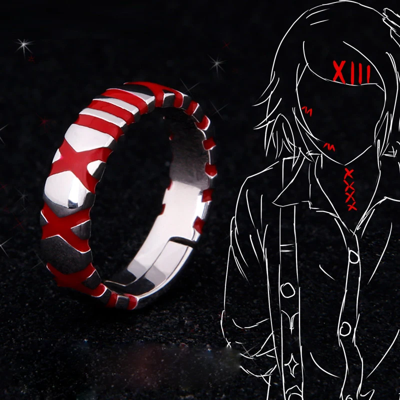 Токийский вурдалак S925 Серебряное Ювелирное кольцо JUZO SUZUYA / REI тату для женщин