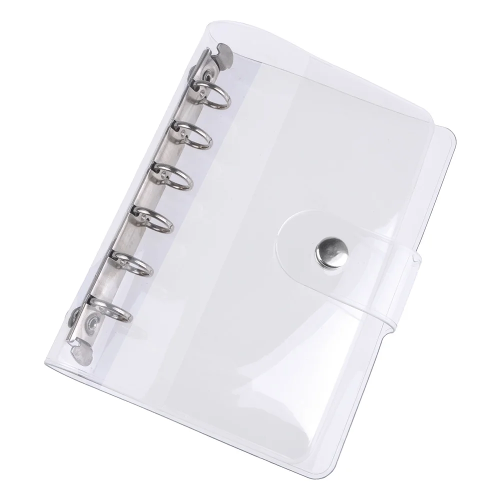 

Moisture-proof and dust-proof notebook transparent practical cover loose-leaf core screw cover 6 holes